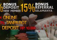 Penawaran Bonus Menarik Dan Deposit yang Murah Dari Situs Pokerlounge99